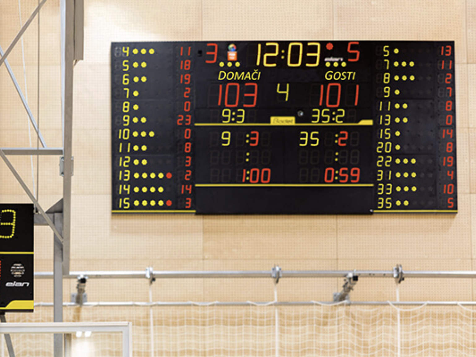 Indoor scoreboard